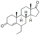 6-ethylandrost-4-ene-3,17-dione 结构式
