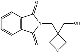 2-((3-(hydroxymethyl)oxetan-3-yl)methyl)isoindoline-1,3-dione 结构式