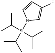 3-氟-1-[三(丙-2-基)甲硅烷基]-1H-吡咯 结构式