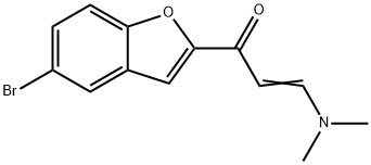 1-(5-Bromo-1-benzofuran-2-yl)-3-(dimethylamino)prop-2-en-1-one 结构式