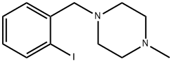 1-(2-IODOBENZYL)-4-METHYLPIPERAZINE 结构式
