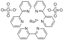 三(2,2'-联吡啶)钌二(高氯酸)盐 结构式