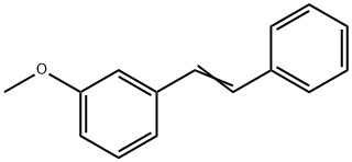 3-Methoxy-trans-stilbene 结构式