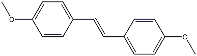 反-4,4'-二甲氧基芪 结构式