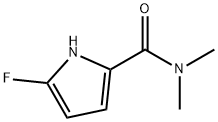 1H-Pyrrole-2-carboxamide,5-fluoro-N,N-dimethyl-(9CI) 结构式