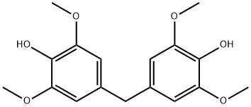 4,4'-Methylenebis(2,6-dimethoxyphenol) 结构式