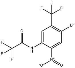 N-[4-Bromo-2-nitro-5-(trifluoromethyl)phenyl]-2,2,2-trifluoroacetamide 结构式