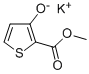 METHYL-3-HYDROXY-2-THIOPHENECARBOXYLATE POTASSIUM SALT 结构式