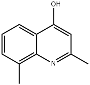 2,8-二甲基-4-羟基喹啉 结构式