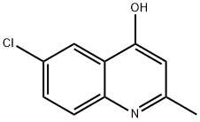 6-氯-4-羟基-2-甲基喹啉 结构式