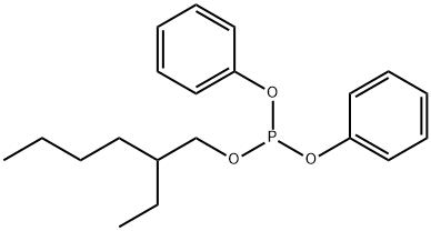 联苯亚磷酸2-乙基己酯 结构式