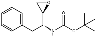 (2S,3R)-3-(叔丁氧羰基氨基)-1,2-环氧-4-苯基丁烷 结构式