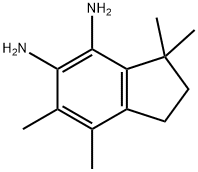 1H-Indene-4,5-diamine,  2,3-dihydro-3,3,6,7-tetramethyl- 结构式