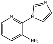 2-(1H-咪唑基-1-基)吡啶-3-胺二盐酸盐 结构式