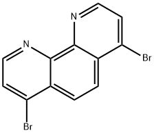 4,7-二溴-1,10-菲咯啉 结构式