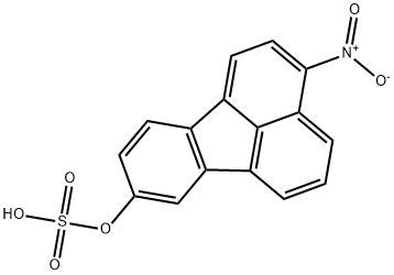 3-nitrofluoranthene-8-sulfate 结构式