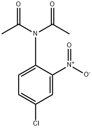 N-乙酰基-N-(4-氯-2-硝基苯基)乙酰胺 结构式