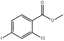 2-氯-4-碘苯甲酸甲酯 结构式