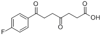 7-(4-氟苯基)-4,7-二氧庚酸 结构式