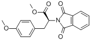 (S)-2H-ISOINDOLE-2-ACETIC ACID, 1,3-DIHYDRO-ALPHA-[(4-METHOXYPHENYL)METHYL]-1,3-DIOXO-, METHYL ESTER 结构式