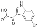5-溴-3-吲哚乙醛酸 结构式