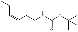 Carbamic acid, 3-hexenyl-, 1,1-dimethylethyl ester, (Z)- (9CI) 结构式