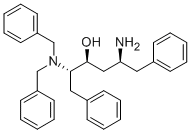 (2S,3S,5S)-5-氨基-2-(二苄基氨基)-1,6-二苯基己-3-醇 结构式
