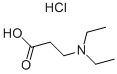 3-(二乙氨基)丙酸盐酸盐 结构式