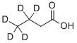 BUTYRIC-3,3,4,4,4-D5 ACID 结构式