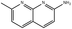 2-氨基-7-甲基-1,8-萘啶 结构式