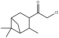 Ethanone, 2-chloro-1-(2,6,6-trimethylbicyclo[3.1.1]hept-3-yl)- (9CI) 结构式