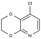 8-CHLORO-2,3-DIHYDRO-[1,4]DIOXINO[2,3-B]PYRIDINE 结构式