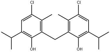 双氯麝酚 结构式