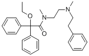 α-Ethoxy-N-methyl-N-[2-[methyl(phenethyl)amino]ethyl]-α-phenylbenzeneacetamide 结构式