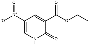 2-羟基-5-硝基烟酸乙酯 结构式