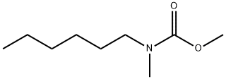 Carbamic  acid,  hexylmethyl-,  methyl  ester  (9CI) 结构式