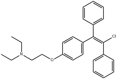 恩氯米芬 结构式