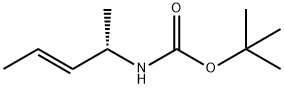 Carbamic acid, (1-methyl-2-butenyl)-, 1,1-dimethylethyl ester, (E)-(-)- (9CI) 结构式