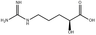 (S)-5-胍基-2-羟基戊酸 结构式