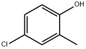 4-氯-2-甲基苯酚 结构式