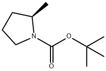 (R)-1-N-BOC-2-甲基吡咯烷 结构式