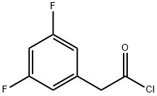 2-(3,5-二氟苯基)乙酰氯 结构式