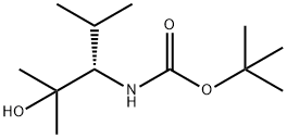 (S)-3-(BOC-氨基)-2,4-二甲基-2-戊醇 结构式