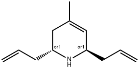 (2S,6S)-2,6-二烯丙基-4-甲基-1,2,3,6-四氢吡啶 结构式