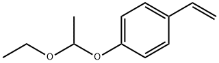 P-(1-乙氧基乙氧基)苯乙烯 结构式