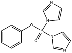 二-1H-咪唑-1-基膦酸苯酯 结构式