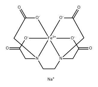 EDTA铁钠 结构式