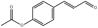 (2E)-3-(4-(乙酰基氧基)苯基)-2-丙烯醛 结构式