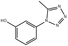 3-(5-甲基-1H-四唑-1-基)苯酚 结构式