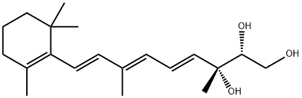 13,14-dihydroxyretinol 结构式